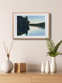 Image 3 of L'étang de Walden #3 (giclee Print, A3)