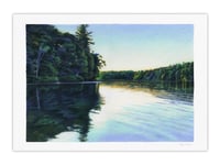 Image 1 of L'étang de Walden #3 (giclee Print, A3)