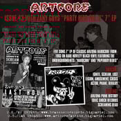 Image of ARTCORE FANZINE #43 w/ ZANY GUYS “PARTY HITS VOL II” 7" EP