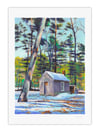 La maison de Thoreau #1 (giclee Print, A3)