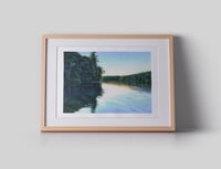 Image 3 of L'étang de Walden #3 (giclee Print, A4)