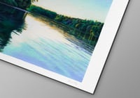 Image 2 of L'étang de Walden #3 (giclee Print, A4)