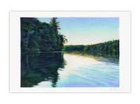 Image 1 of L'étang de Walden #3 (giclee Print, A4)