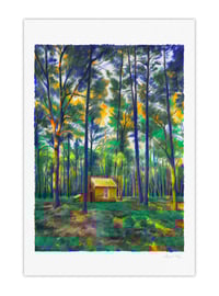 Image 1 of La maison de Thoreau #2 (giclee Print, A4)