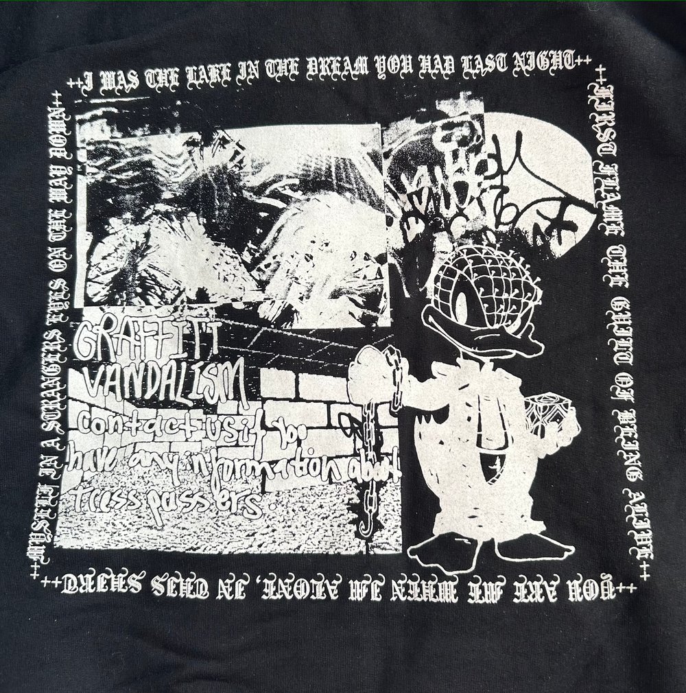 Image of tour hoodie 2024 rerun PREORDER