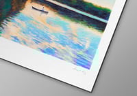 Image 2 of L'étang de Walden #1 (giclee Print, A4)