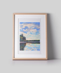 Image 3 of L'étang de Walden #1 (giclee Print, A4)