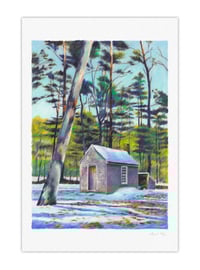 Image 1 of La maison de Thoreau #1 (giclee Print, A4)