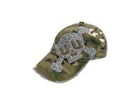 Image 1 of ★ GREEN RHINESTONE CAMO CAP