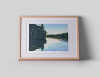 Image 3 of L'étang de Walden #3 (giclee Print, A5)