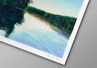 Image 2 of L'étang de Walden #3 (giclee Print, A5)