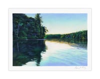 Image 1 of L'étang de Walden #3 (giclee Print, A5)
