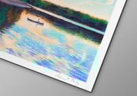 Image 2 of L'étang de Walden #1 (giclee Print, A5)