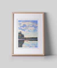 Image 3 of L'étang de Walden #1 (giclee Print, A5)
