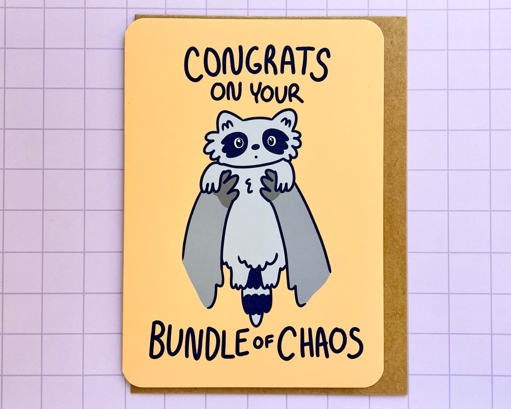 Image of Bundle of chaos baby card