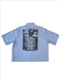 Image 1 of M.MIAI x AGAIN - Cropped Shirt - Coatto di Favignana