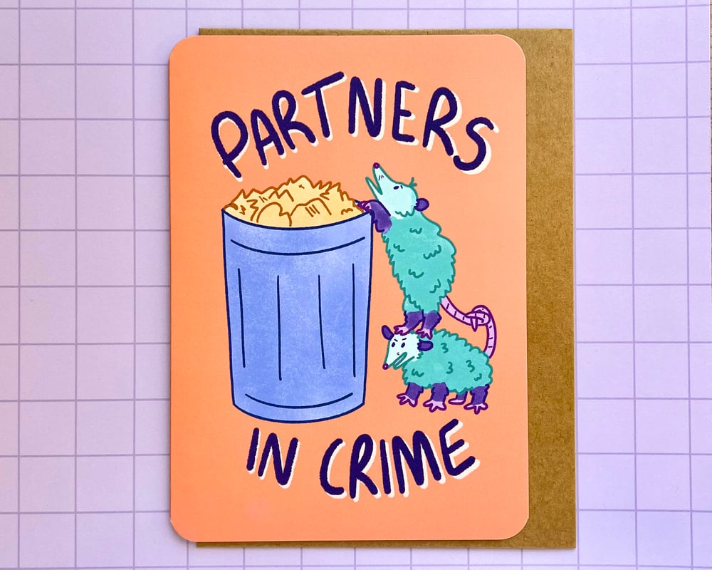 Image of Partners in crime card