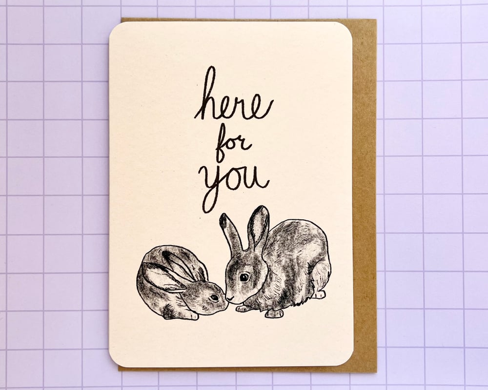 Image of Here for you card