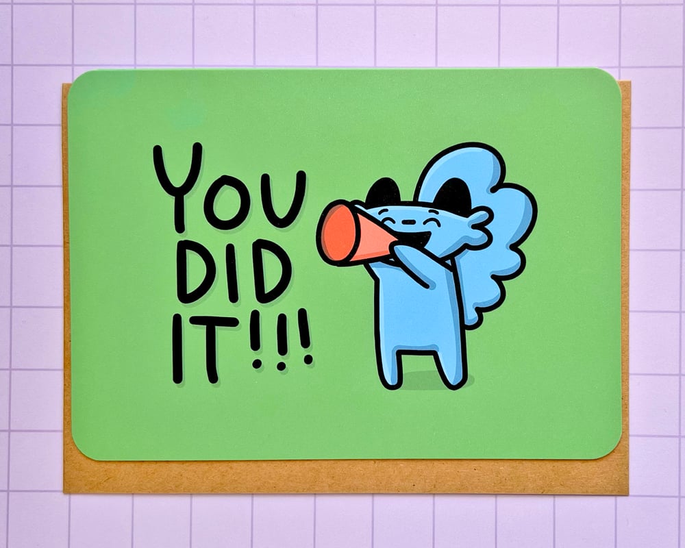 Image of You Did It! card