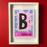 Image 5 of 'B is for Burglar' Print