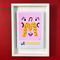 Image 5 of 'M is for Moustache' Print