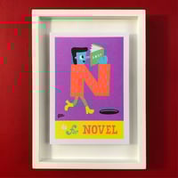 Image 5 of 'N is for Novel' Print
