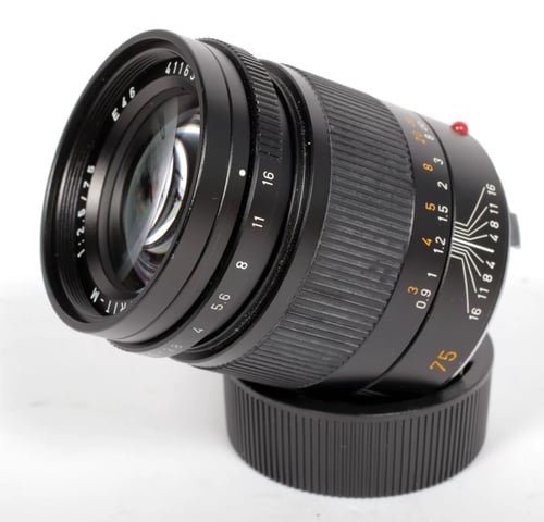 Image of Leica Summarit M 75mm F2.5 lens black E46 #4542