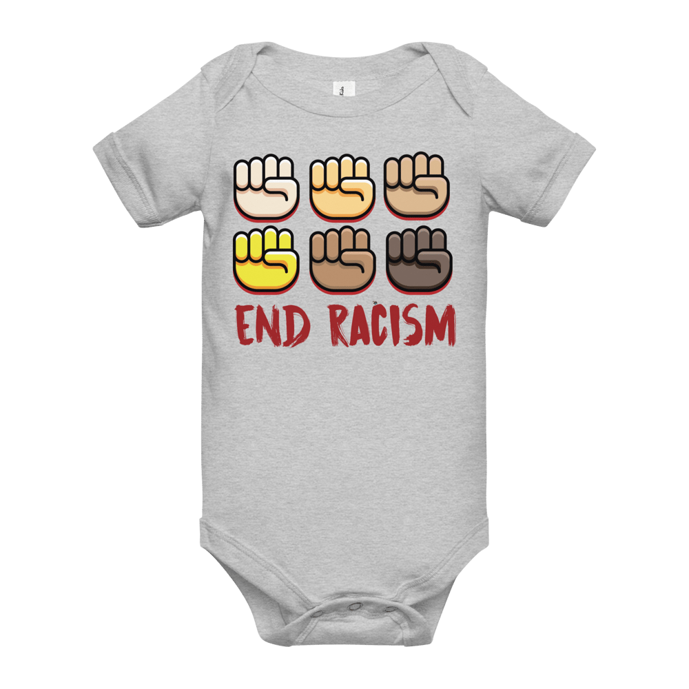 End Racism | Baby short sleeve one piece