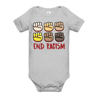 Image 4 of End Racism | Baby short sleeve one piece