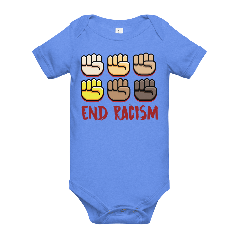 End Racism | Baby short sleeve one piece