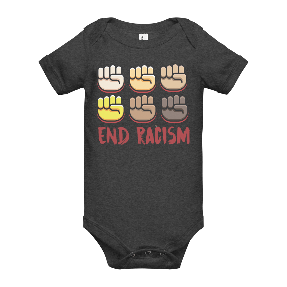 End Racism | Baby short sleeve one piece