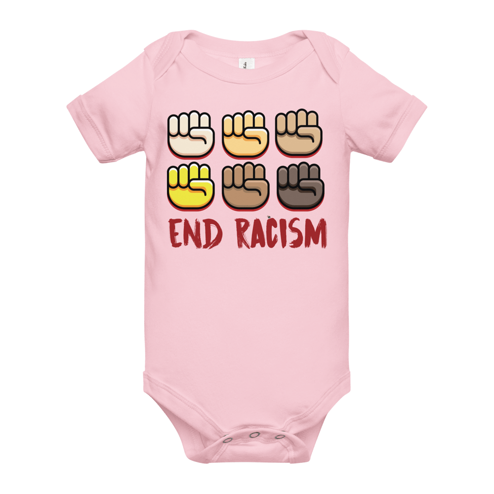 End Racism | Baby short sleeve one piece