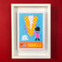 'V is for Vanilla' Print Image 5