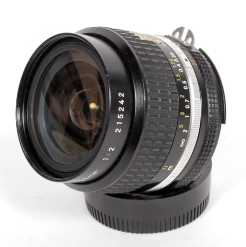 Image of Nikon Nikkor 24mm F2 AI-S lens for all F mount cameras #4540/#4543