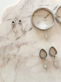 Image 1 of Starburst Dangles (Silver)