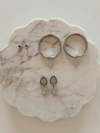 Image 3 of Starburst Dangles (Silver)