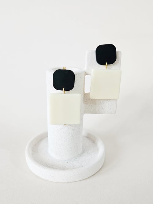 Image of Pendientes SQUARE - Blanco