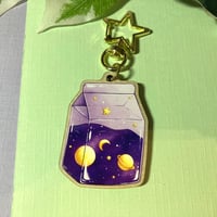 Image 1 of Star Drink Wooden Keychain