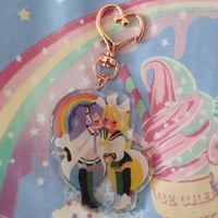 mikurin kiss keychain