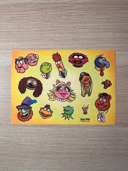 Image of Muppets sticker sheet