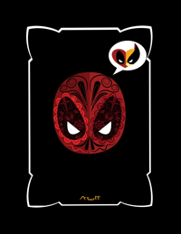 "DAY OF THE DEADPOOL" 14X18 DELUXE MATTED PRINT