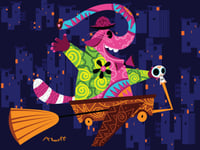 "REMEMBER HIM" ORIGINAL PAINTING. 37"X23.5" ACRYLIC ON CANVAS.