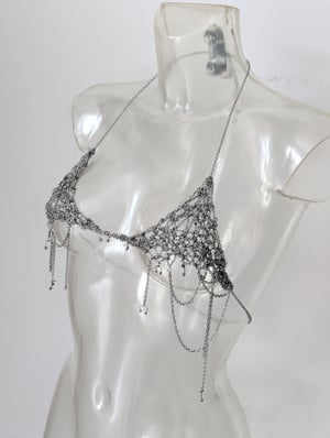 Image of Stainless steel chain micro bikini top (Free Size)