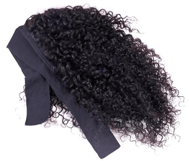 Curly hair headband wig