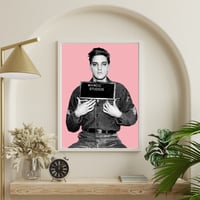 Elvis Manco Studios Poster Pink