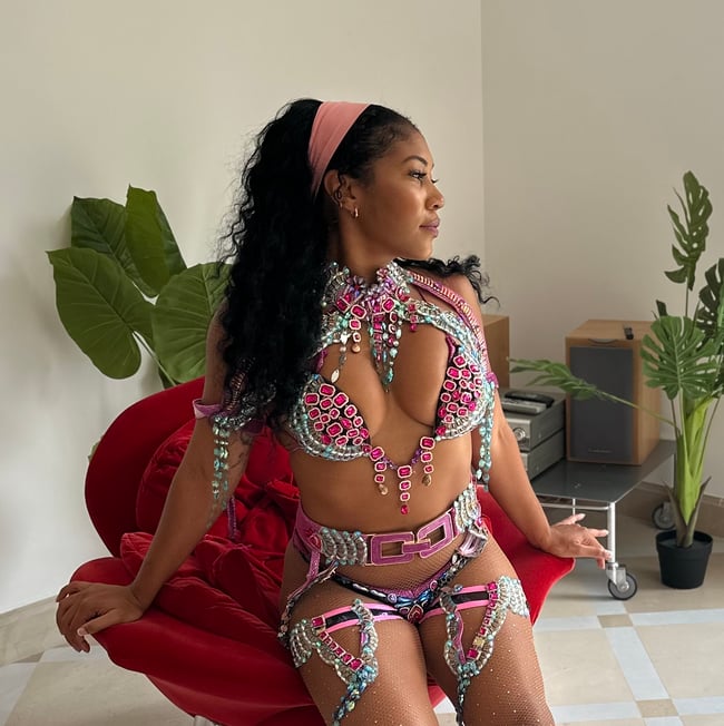 Curly hair headband wig