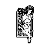 Image 2 of Hot Evil Girl Sticker 5"