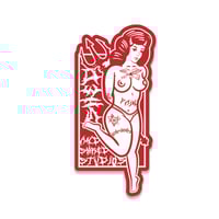 Image 3 of Hot Evil Girl Sticker 5"
