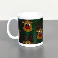 11oz Printed Mug - Reindeer