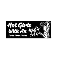 Image 3 of Hot Evil Girls Bumper Sticker 7"
